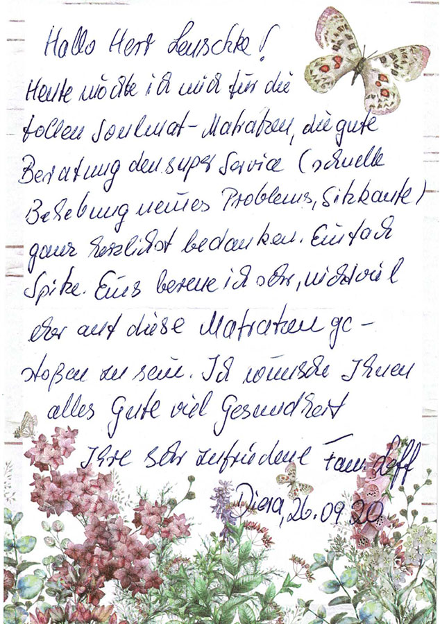 SOULMAT Matratze Kundenstimme