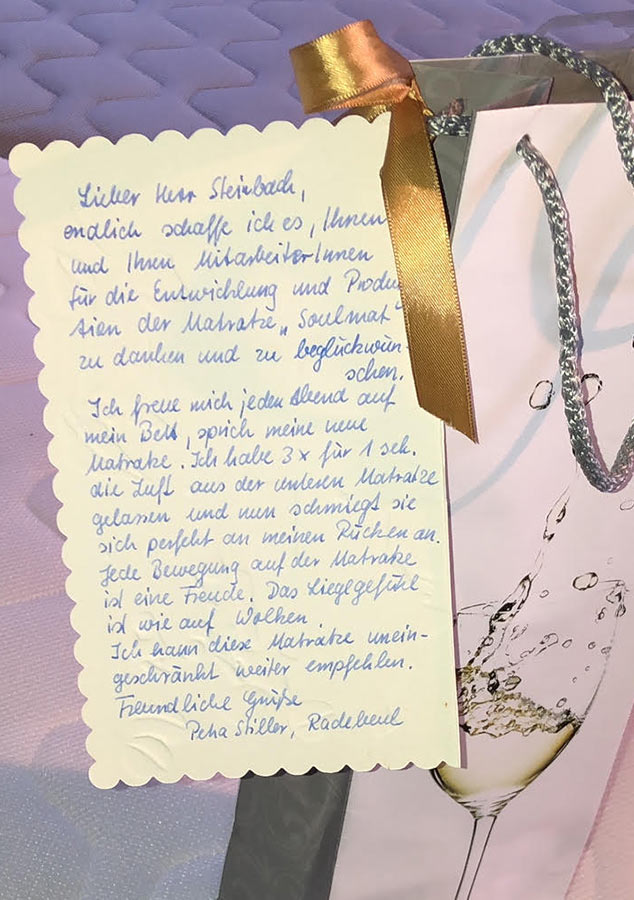 Kundenstimme SOULMAT Matratze