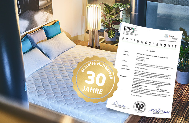30 Jahre haltbare Matratze