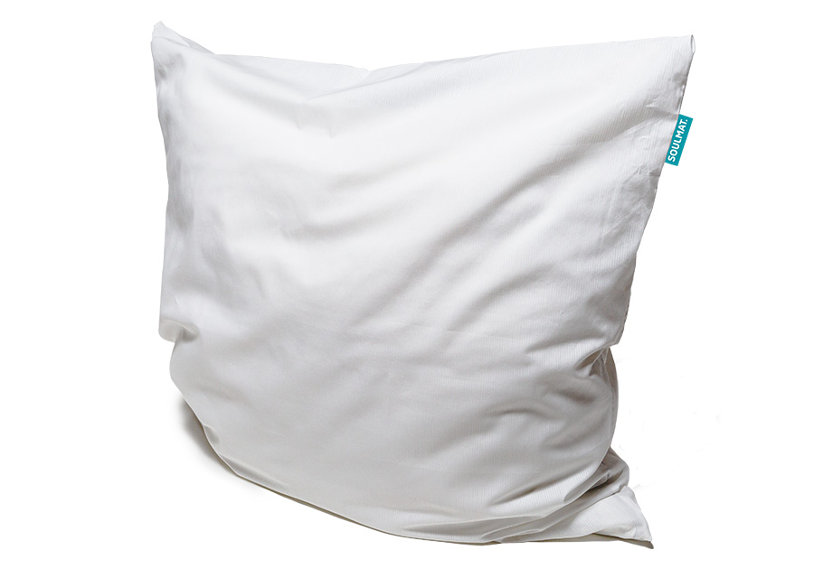 Kissenbezug, weiß 80 x 80